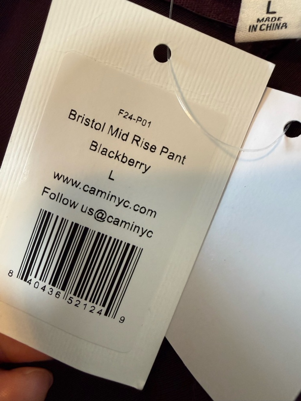 Cami NYC Bristol Satin Pants L Blackberry Minimalist Luxe Lounge Elevated NWT - Picture 8 of 9